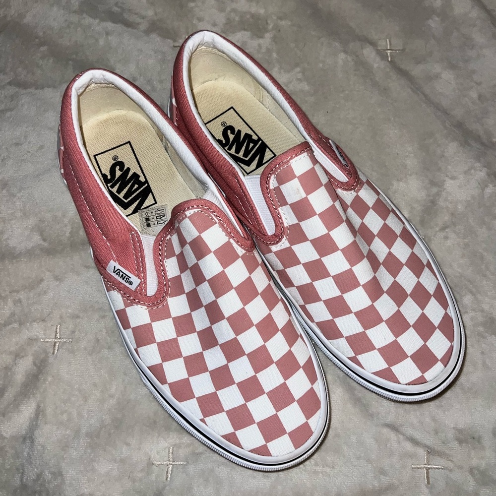 Checkerboard Vans - women’s 7.5